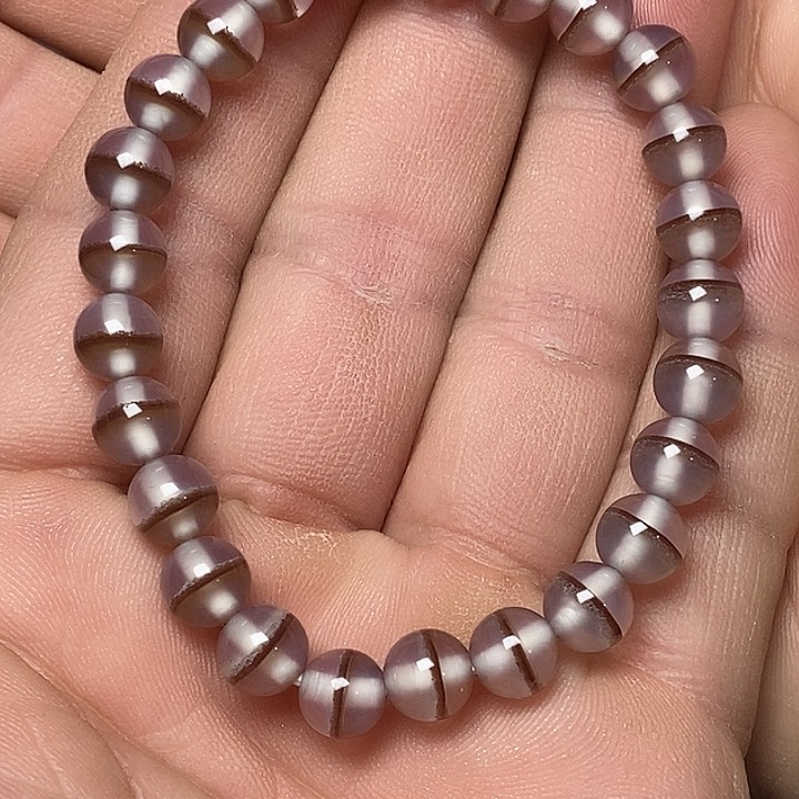 玛瑙/玉髓手链未镶嵌可**以