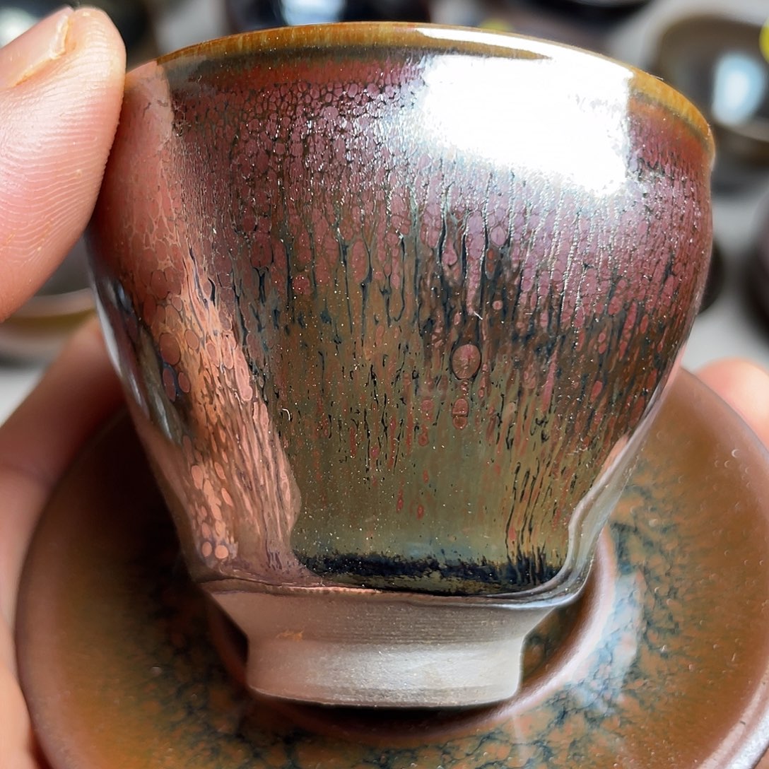 茶盏建窑建盏电烧作品