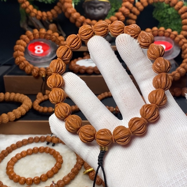 桃核吊坠秦岭龙纹