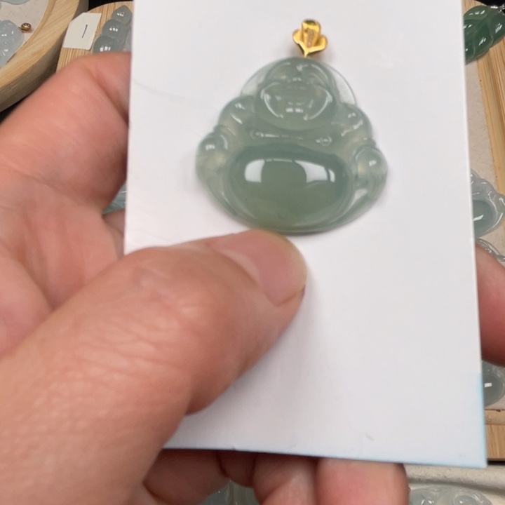 翡翠未镶嵌吊坠(不含链)翡翠