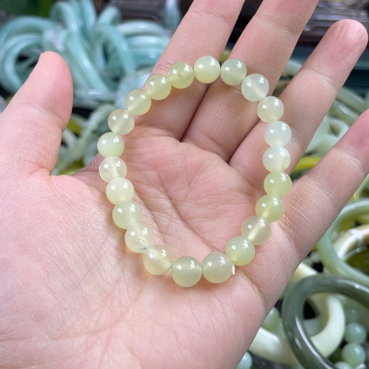 未镶嵌岫玉手镯手串