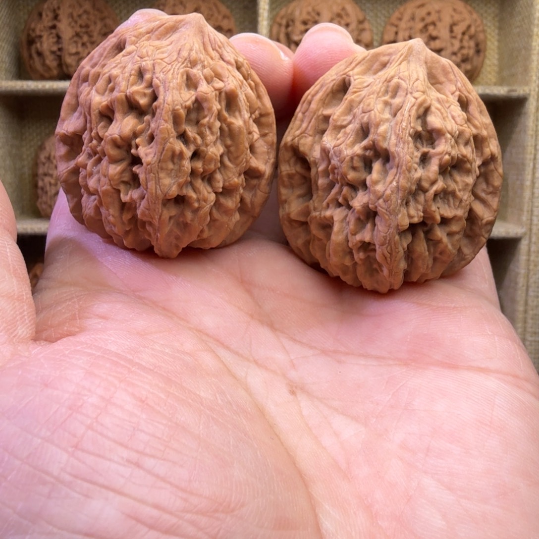 文玩核桃吊坠文玩核桃麦穗虎头全品41