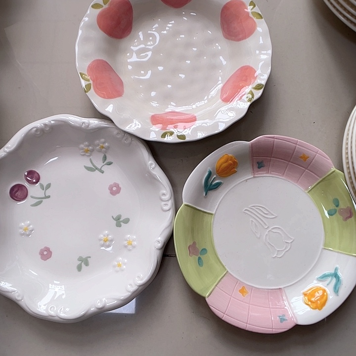 瓷片瑕疵特价陶瓷深盘