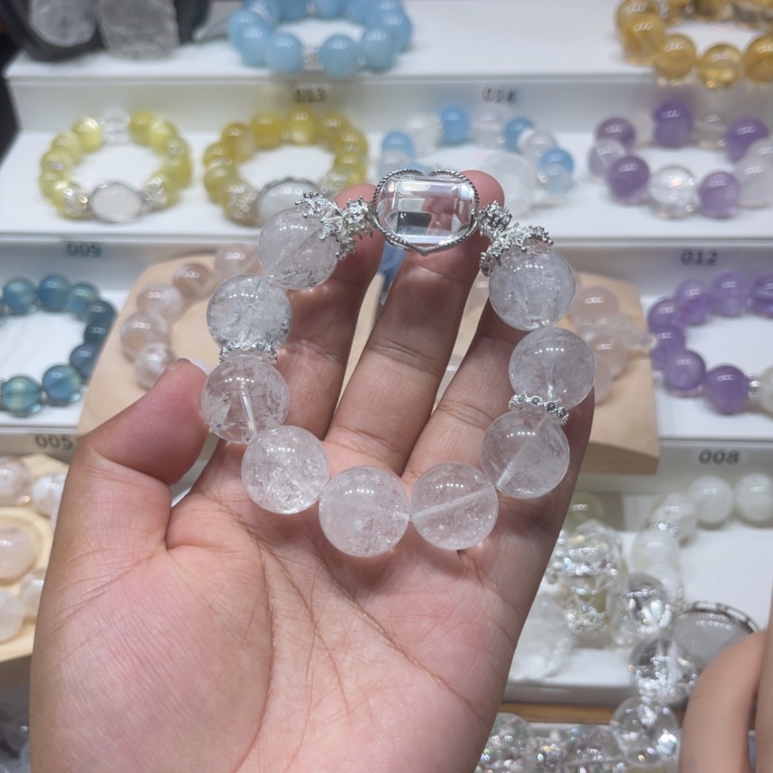 水晶手链未镶嵌白阿塞特价120