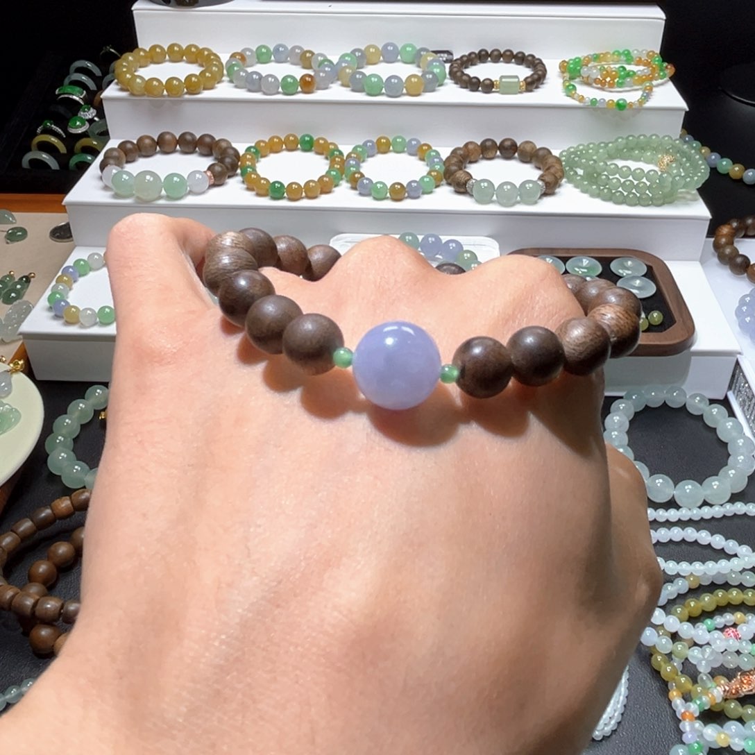 未镶嵌翡翠手链手串