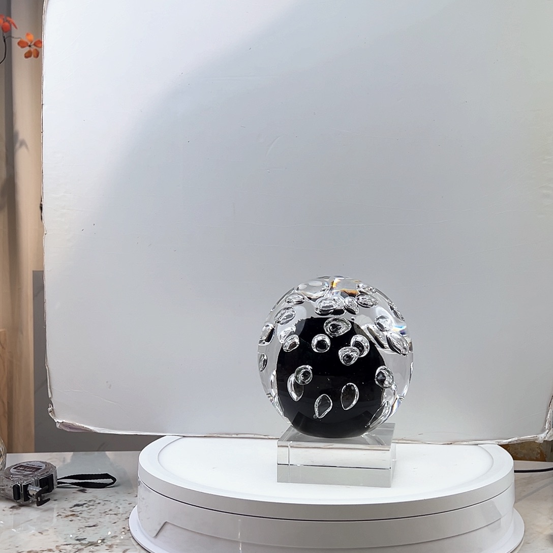 茶盏琉璃水晶摆件