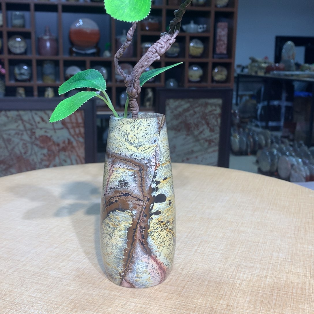 紫砂，广西国画石摆件，收藏观赏