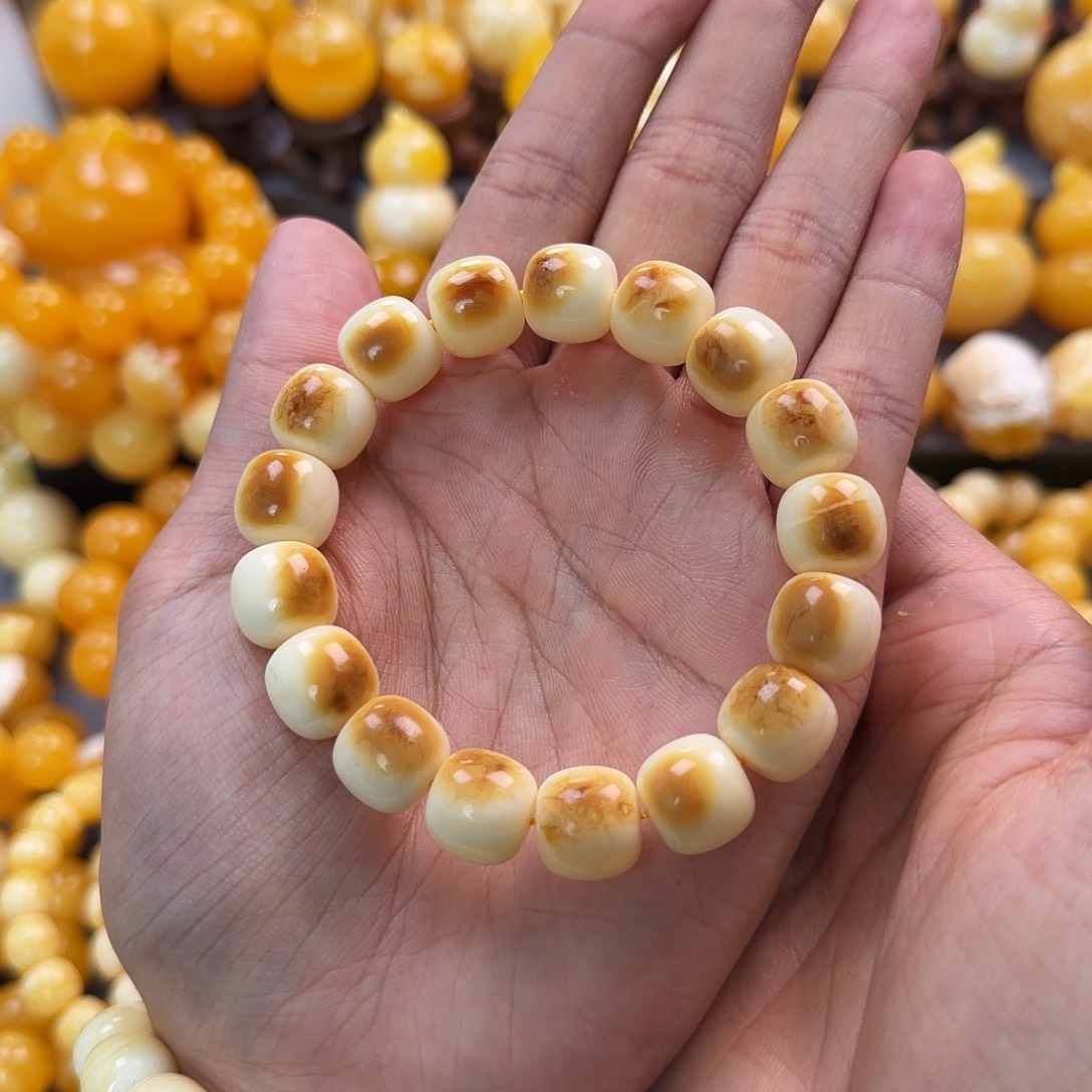 琥珀未镶嵌珠宝奇石13mm同料