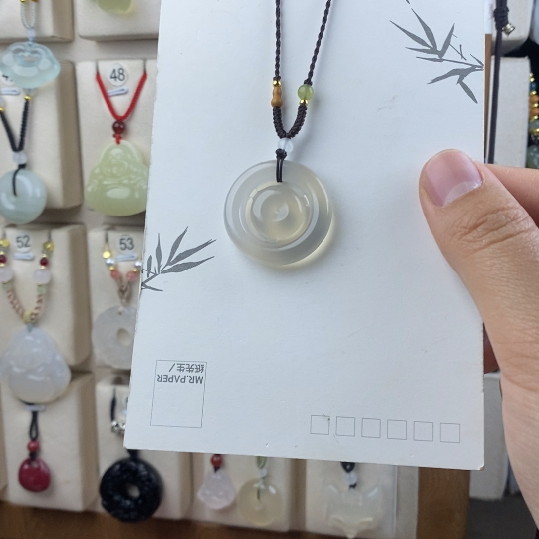 玛瑙/玉髓合金颈饰