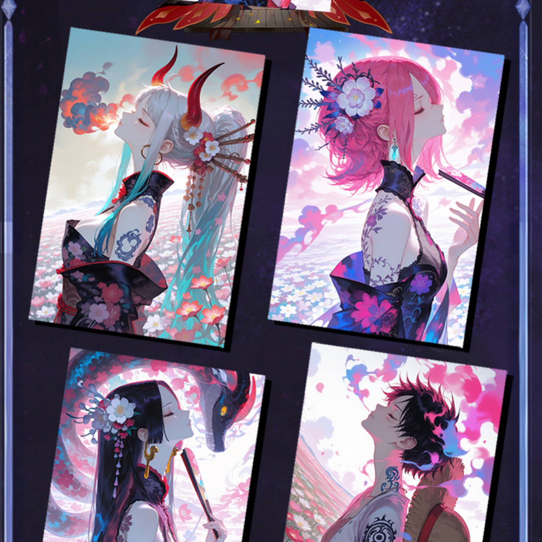 【巨能叠】航路文创色纸海贼王卡牌动漫航海王周边卡牌收藏国产二创