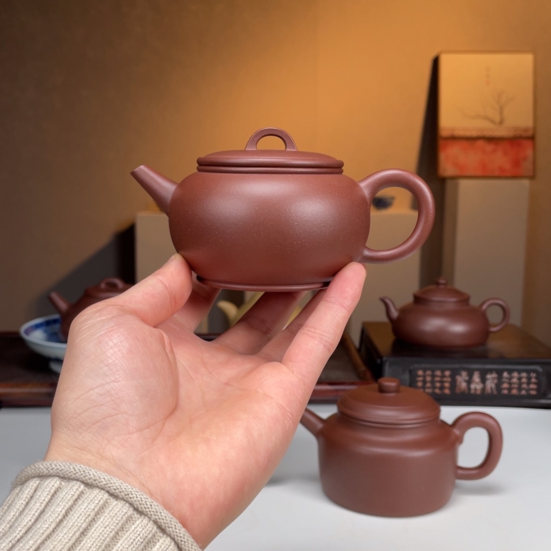 紫砂茶壶周陶君 顾泉 200cc底槽清