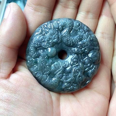 翡翠颈饰未镶嵌天然缅甸翡翠a货