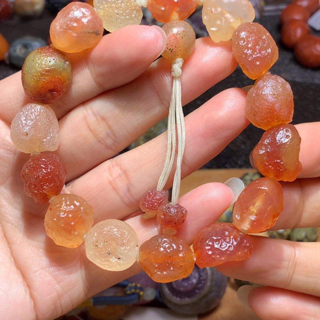 未镶嵌玛瑙/玉髓珠宝半成品