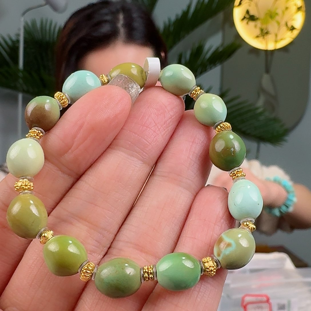 绿松石珠宝奇石未镶嵌Y***0