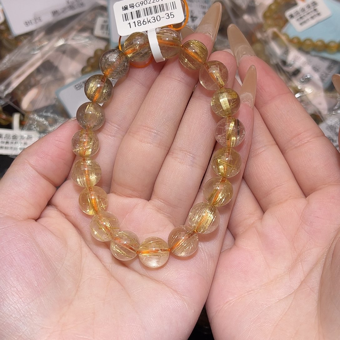 未镶嵌手串水晶不****財卡10