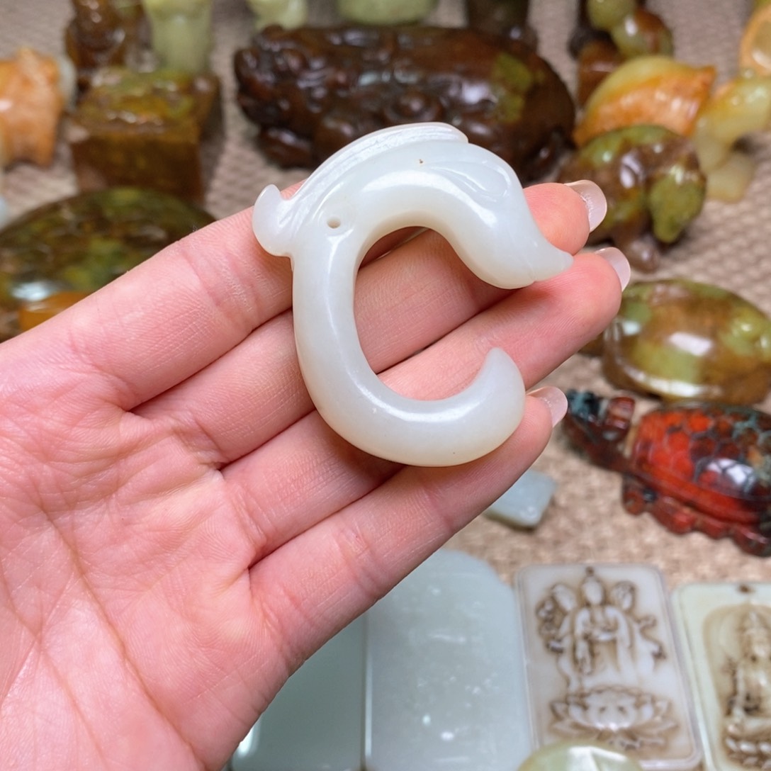 白玉菩提吊坠白玉菩提白玉菩提摆件