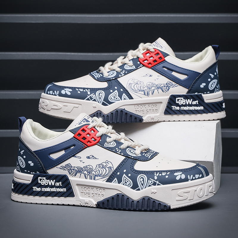 韩版板鞋夏季透气青年休闲板鞋学生ins运动鞋AD003