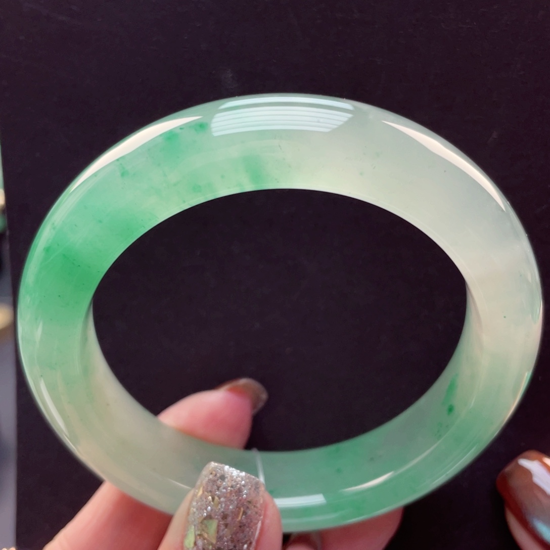 石英质玉未镶嵌手镯57-58