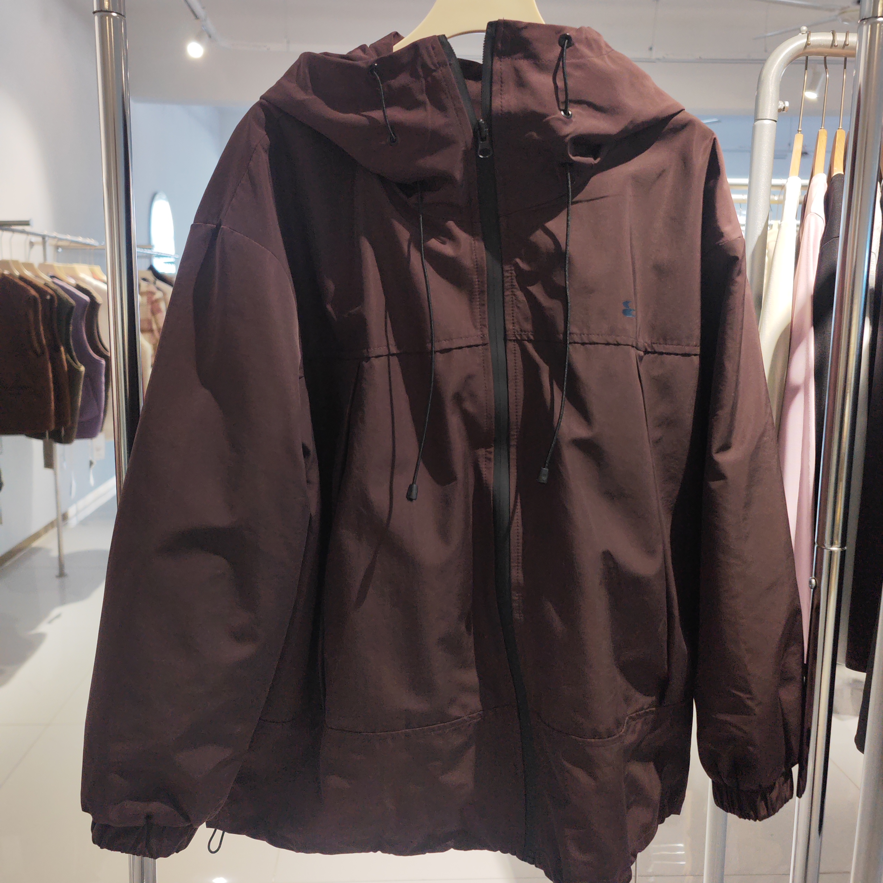 冬款冲锋衣面料棉服货号60902