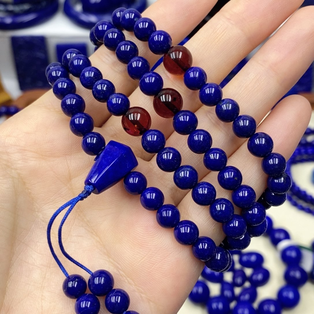 青金石手链未镶嵌