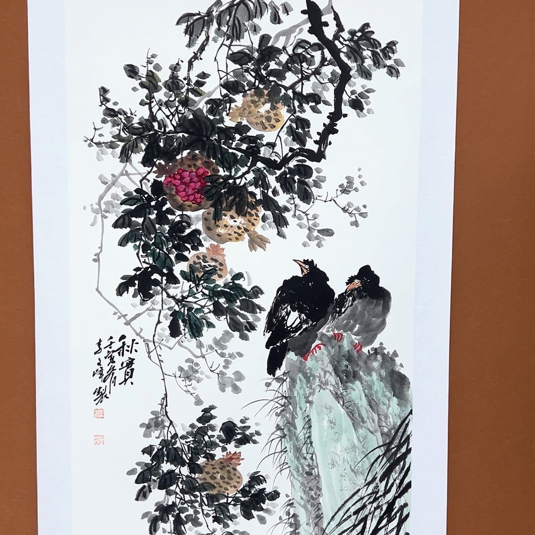 国画李文峰的画作