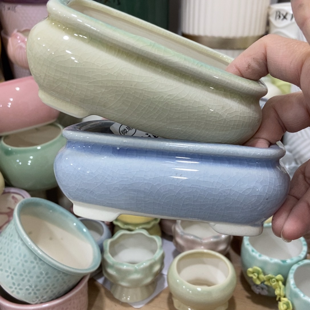 红陶陶瓷花盆凑满12米包邮