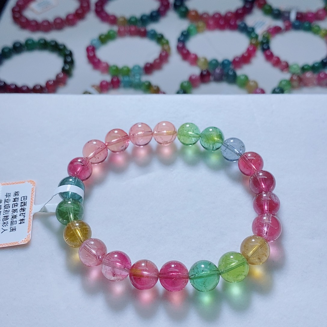 手链未镶嵌碧玺8.7mm左右