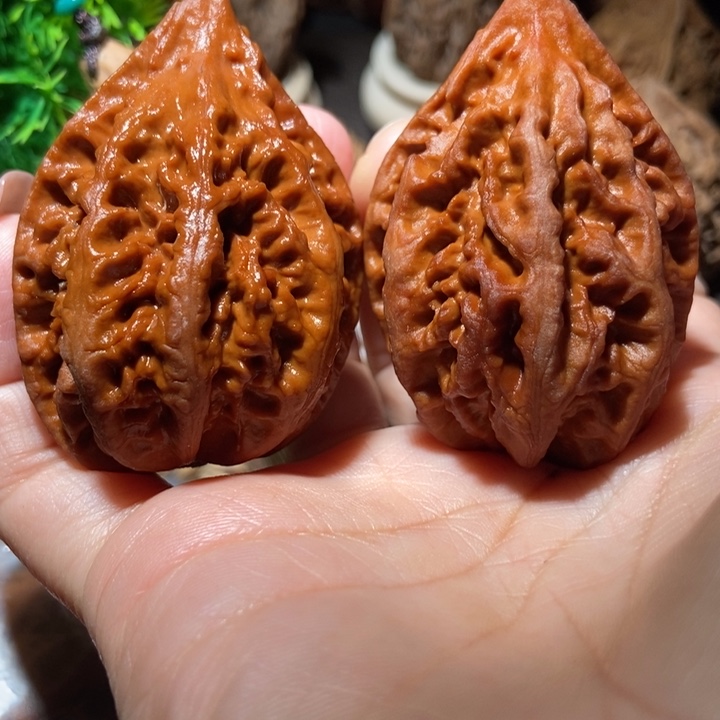 把件文玩核桃东北楸子小雪70