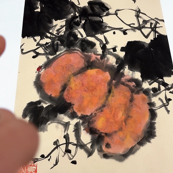 国画李庆宣老先生去伪存真原作