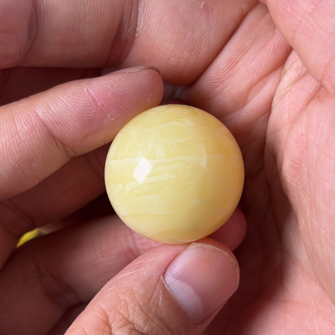 琥珀裸石未镶嵌蜜蜡虎皮纹28.4毫米全品