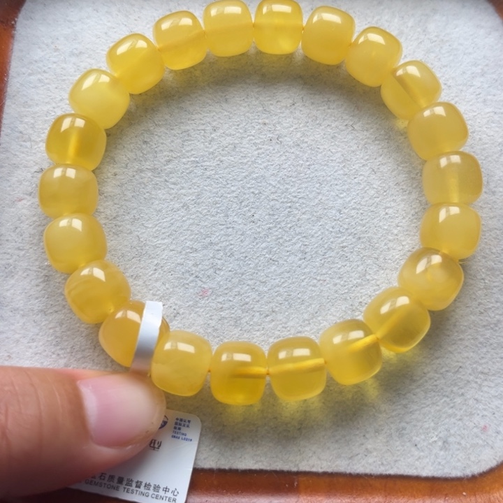 琥珀未镶嵌珠宝奇石M268号10+鸡油黄