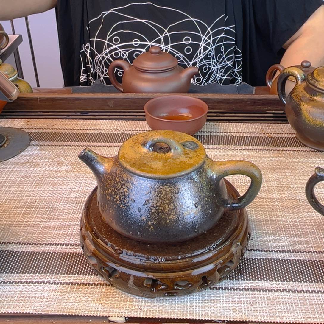 茶壶紫砂底槽清柴烧240cc
