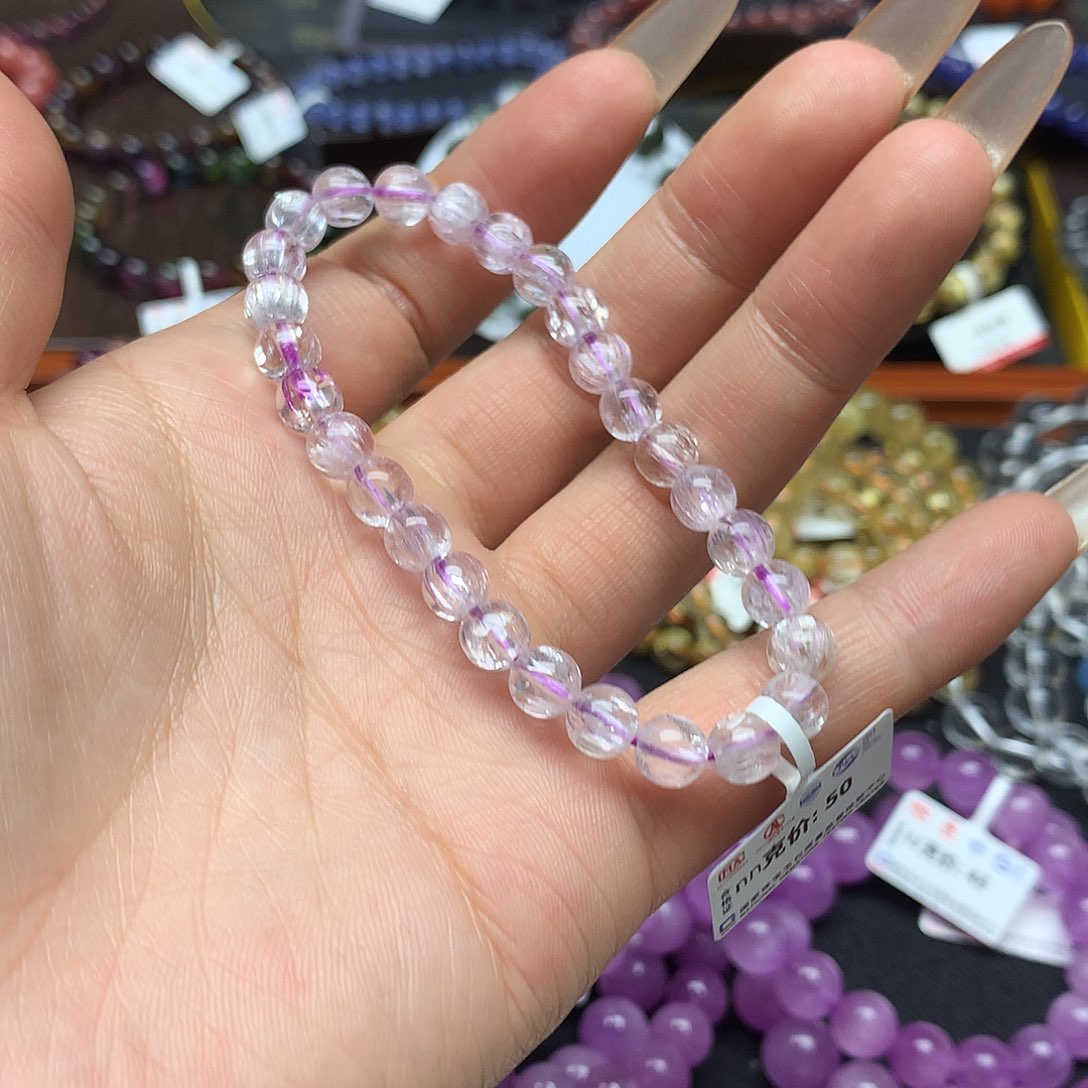 锂辉石手链未镶嵌手链