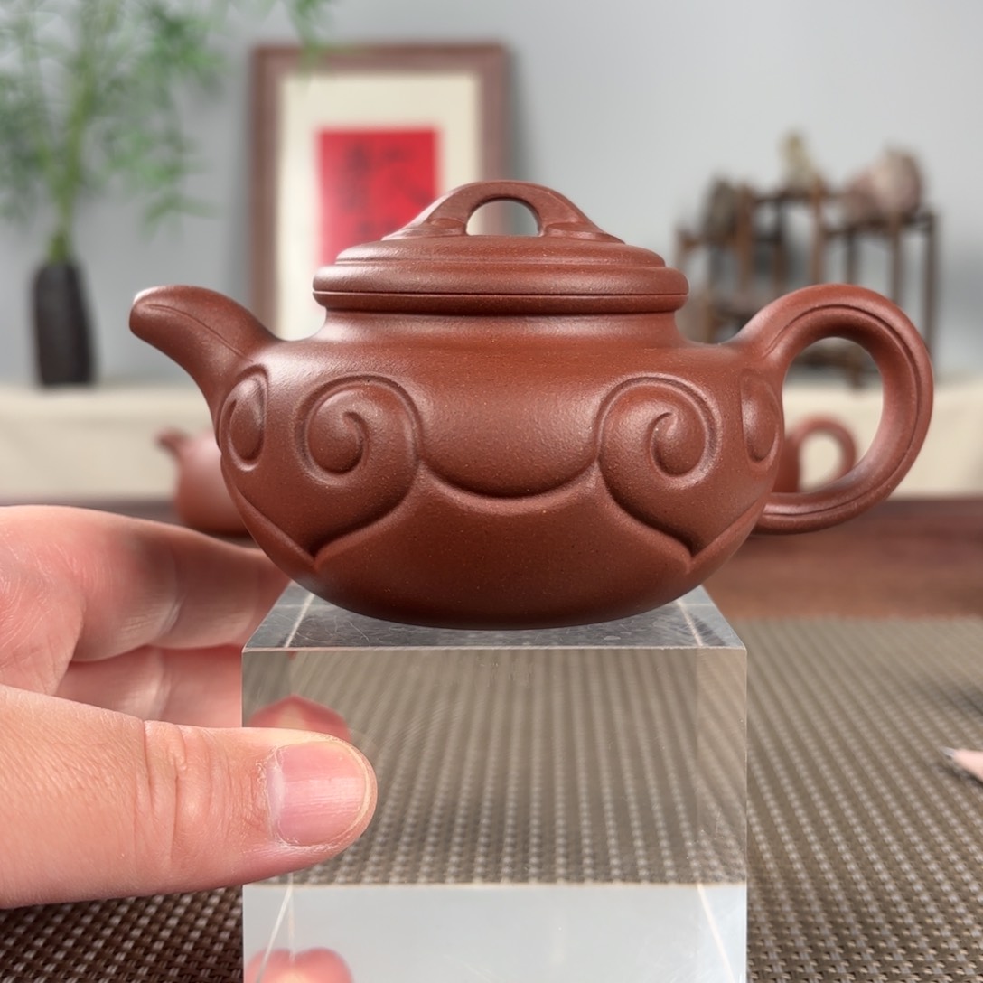 紫砂茶壶黄龙山原矿紫砂壶250