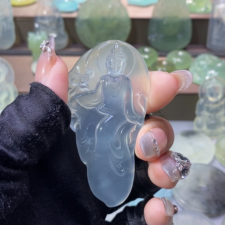 岫玉吊坠未镶嵌吊坠