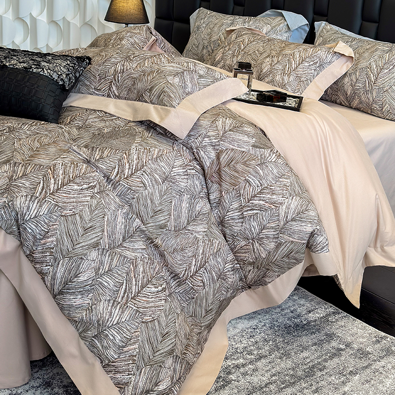 【懒太太家纺】摇光-新款高端全棉磨毛数码印花床品亲肤舒适四件套