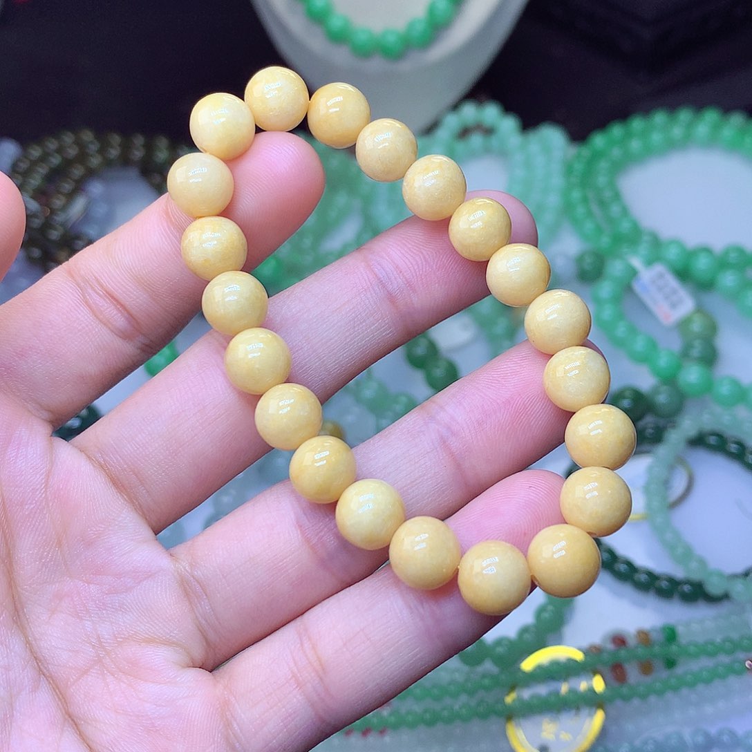 翡翠毛衣链未镶嵌