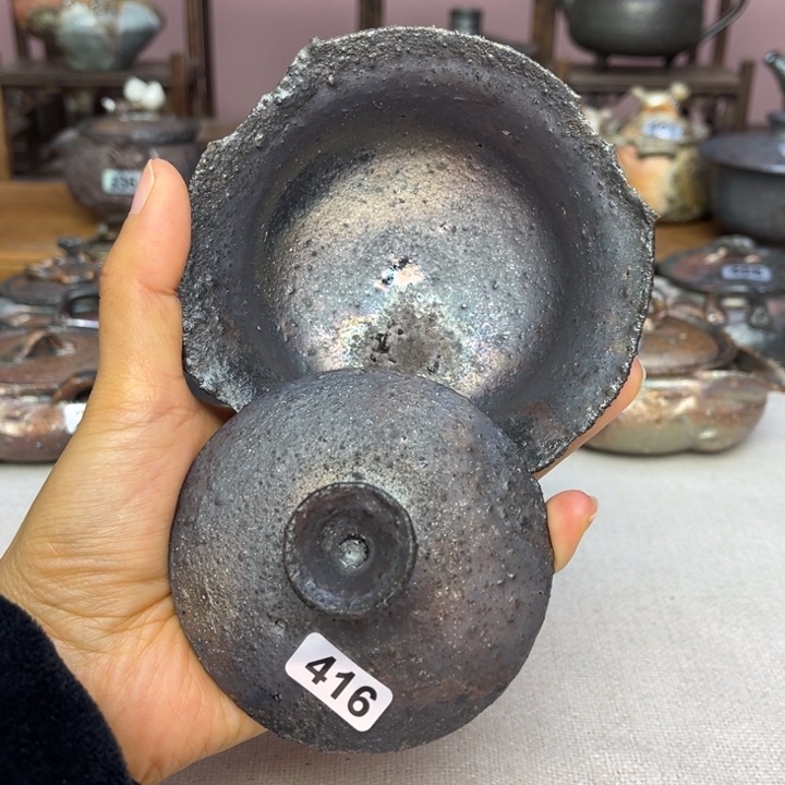 壶裸柴烧陶瓷茶具