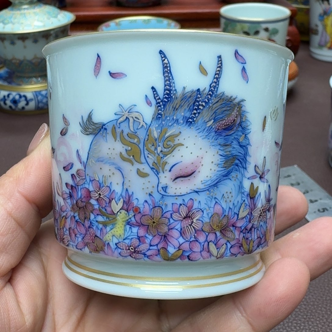 瓷片景德镇仿古手工制作精品展示