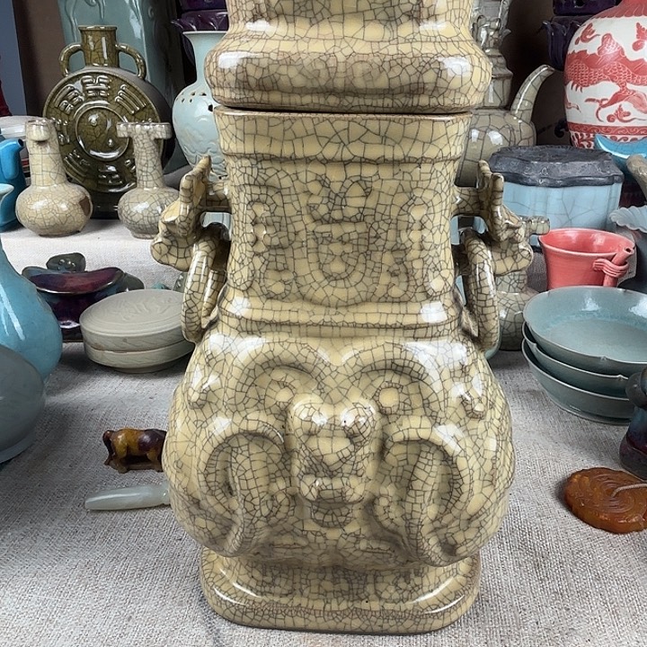 牧***斋摆件瓷器好漂亮呀