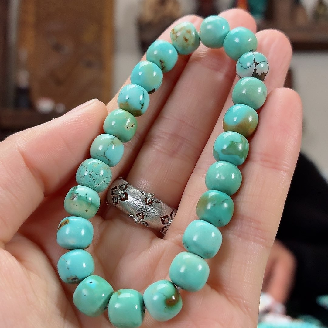 未镶嵌绿松石珠宝奇石