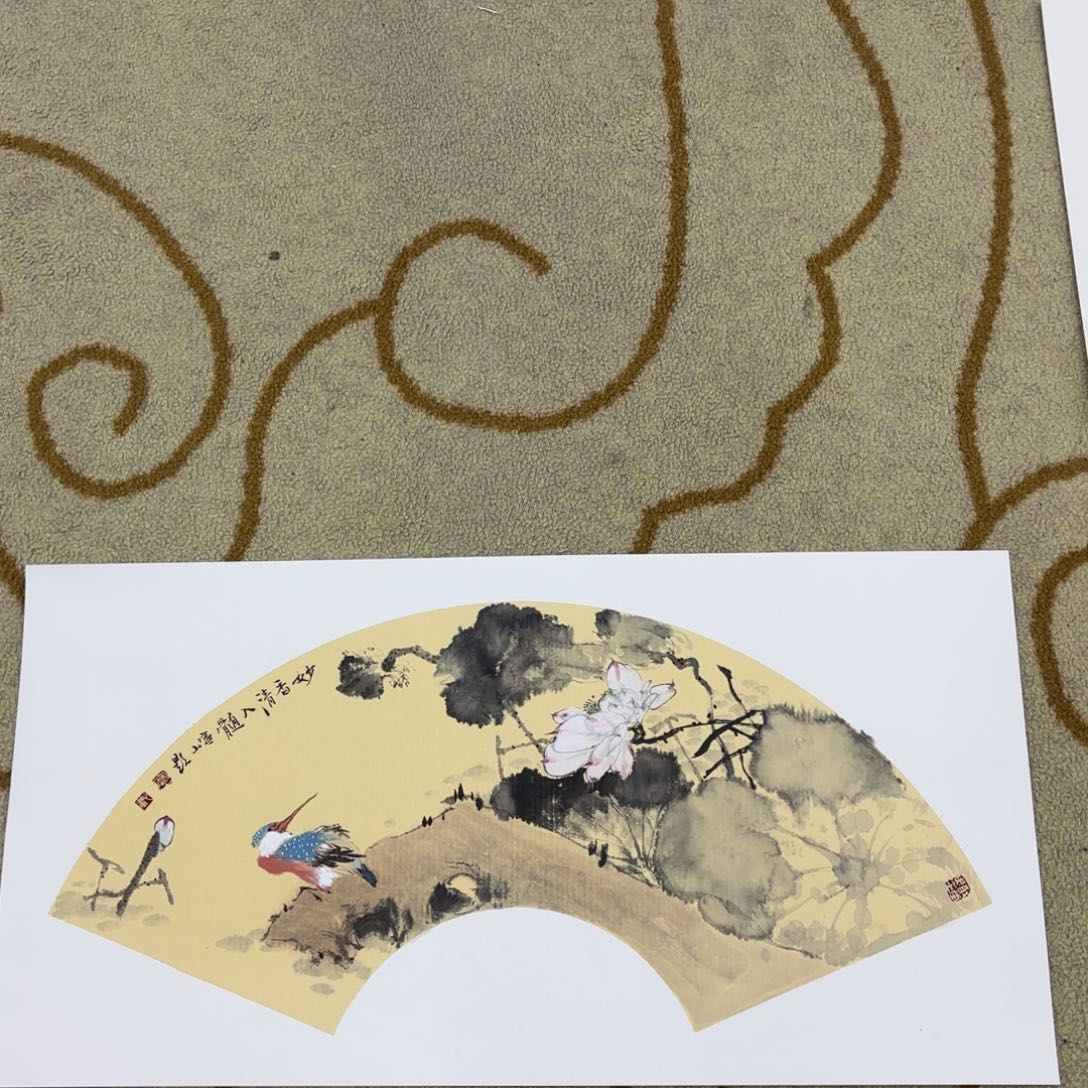 国画银**宝寒山斗方李欣主播