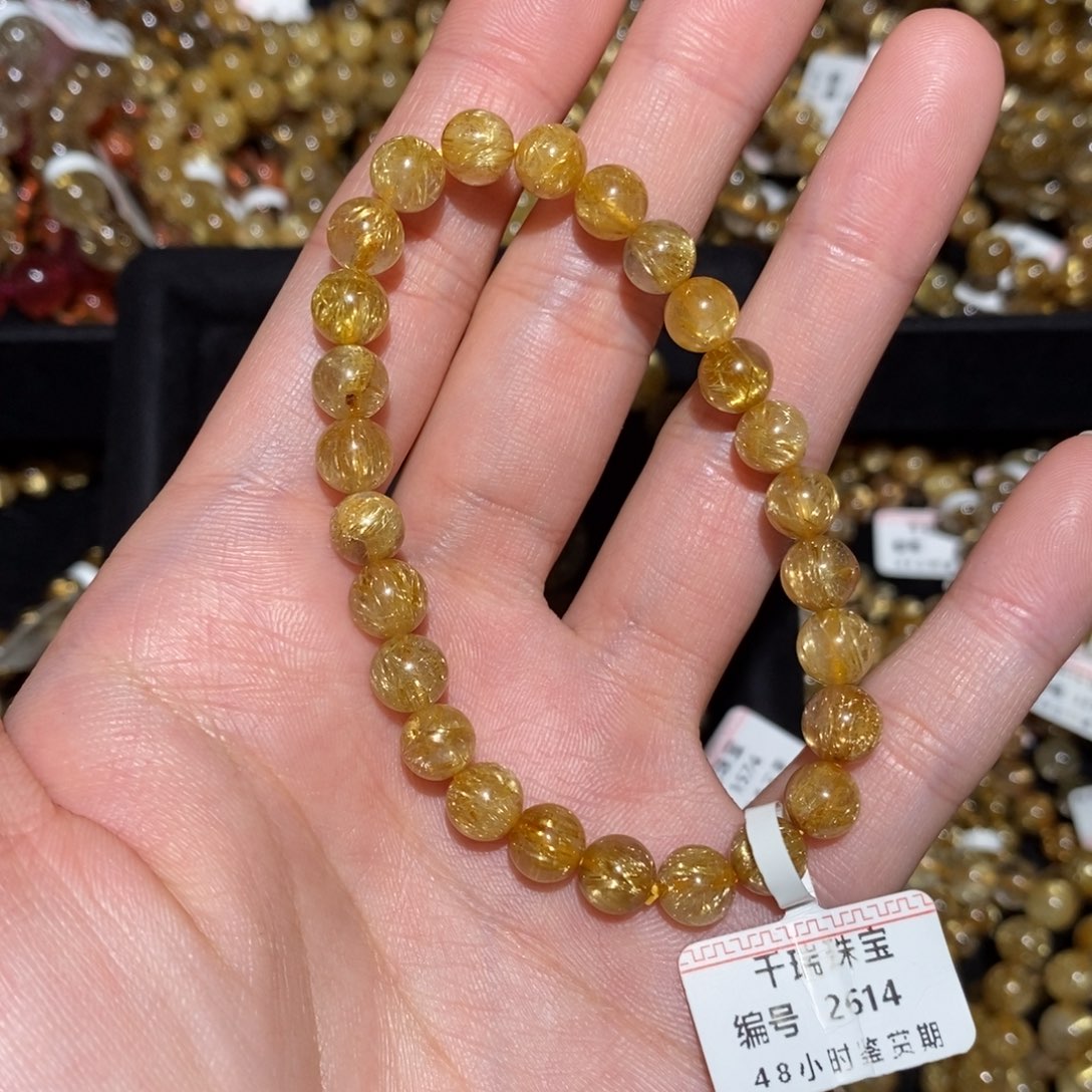 未镶嵌手链水晶手串