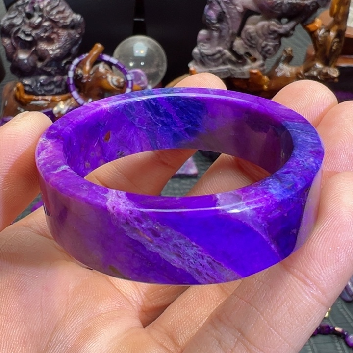 苏纪石（舒俱来）手镯未镶嵌