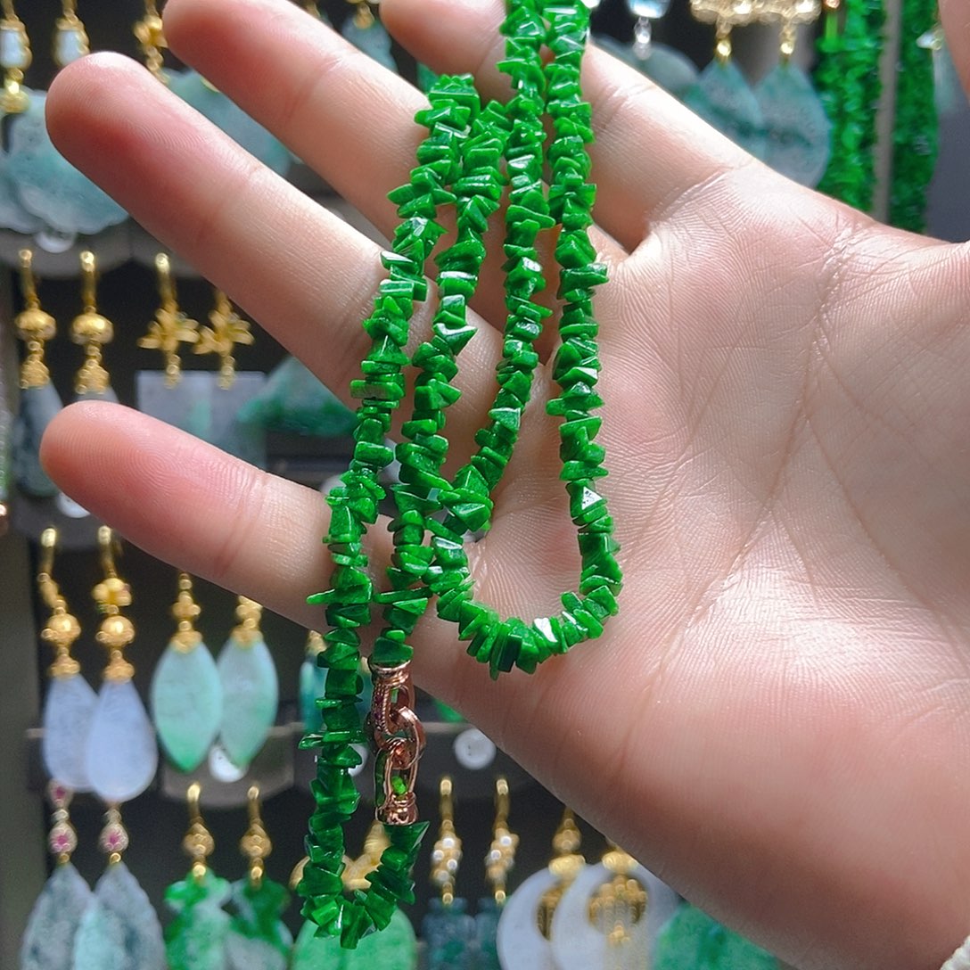 魔***1翡翠未镶嵌耳饰翡翠