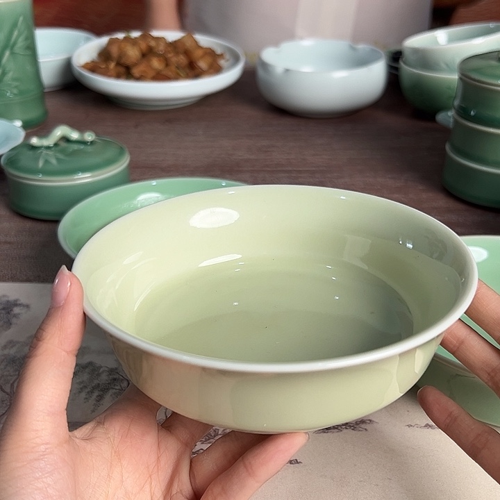 小米茶器龙泉青瓷