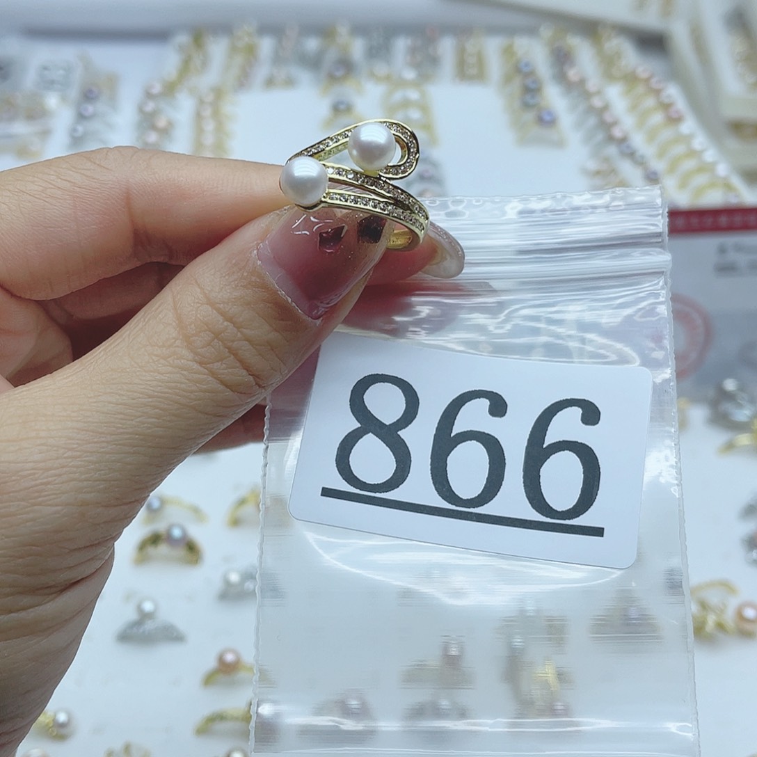 淡水珍珠珠宝奇石合金866