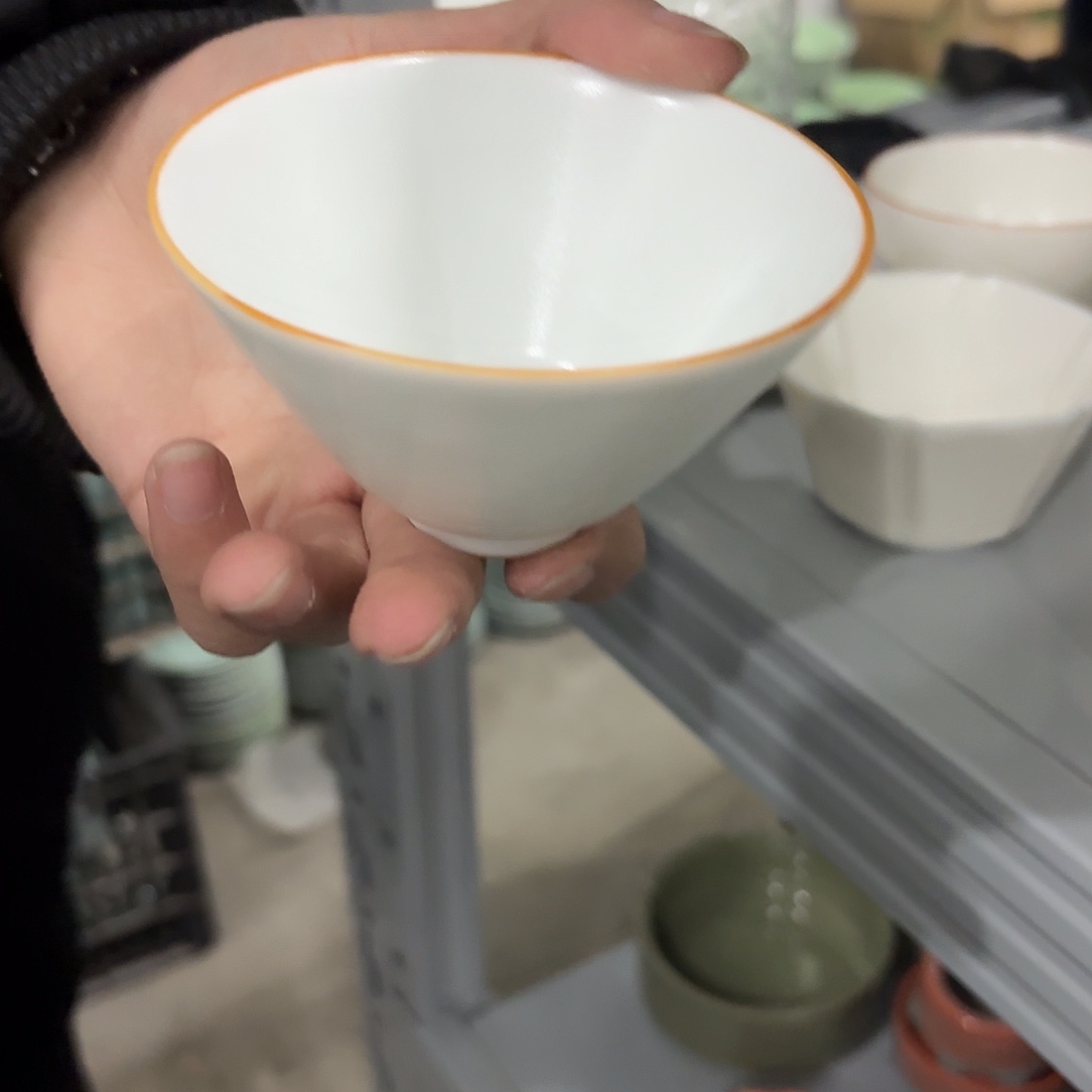 龙泉云间青瓷小米茶器