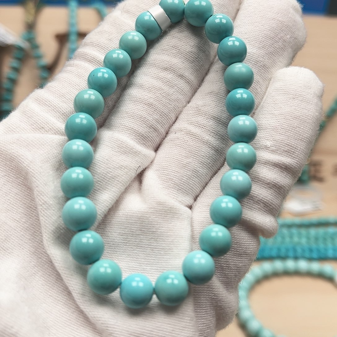 绿松石圆珠未镶嵌