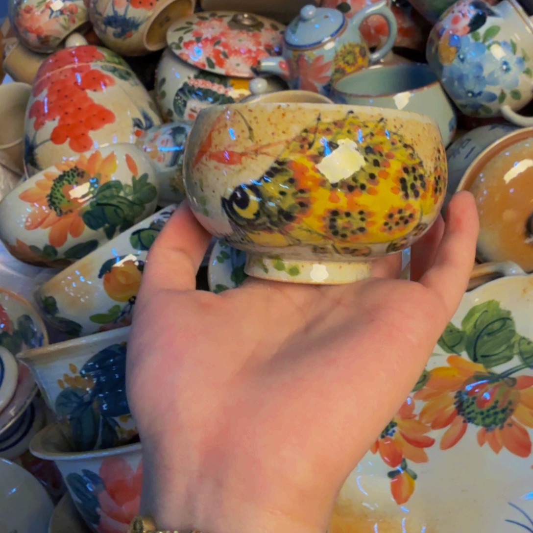 瓷片景德镇陶瓷手工手绘